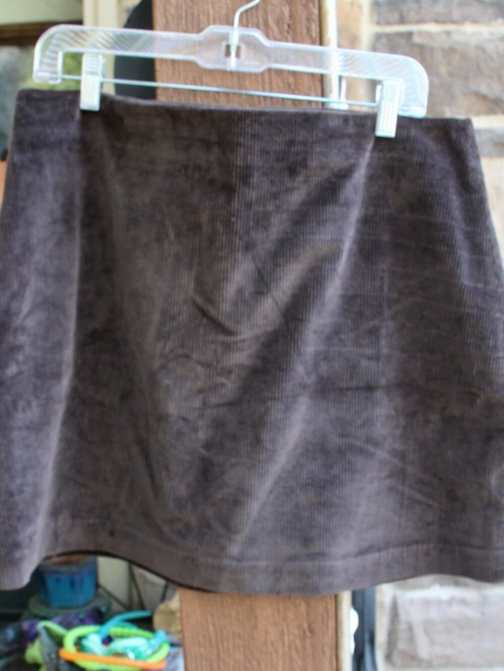Ladies brown Courduroy skirt by Madewell, size 14